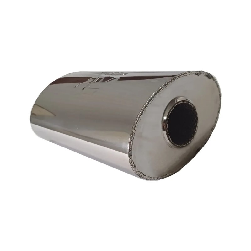 Abafador esportivo inox 304 RF Super Flow oval 2,5 pol