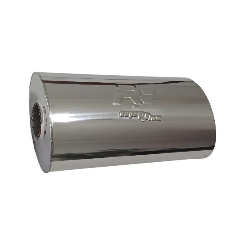 Abafador esportivo inox 304 RF Super Flow oval 2,5 pol